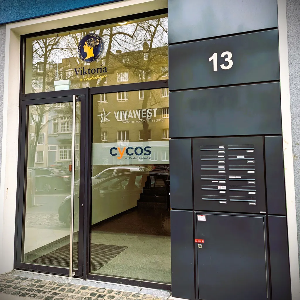 Street entry to cycos AG